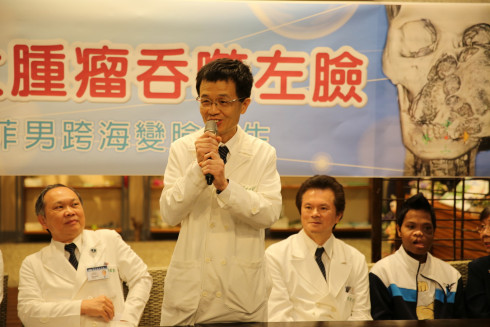 耳鼻喉科陳培榕副院長分享麥可歷經四個月、九次手術的變臉過程