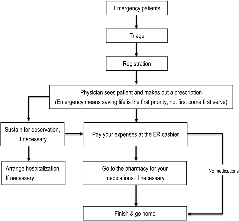 The Precedure of Emergency Visits The Precedure of Emergency Visits