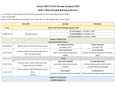 2024.07.13 台灣造血幹細胞移植與細胞治療研討會